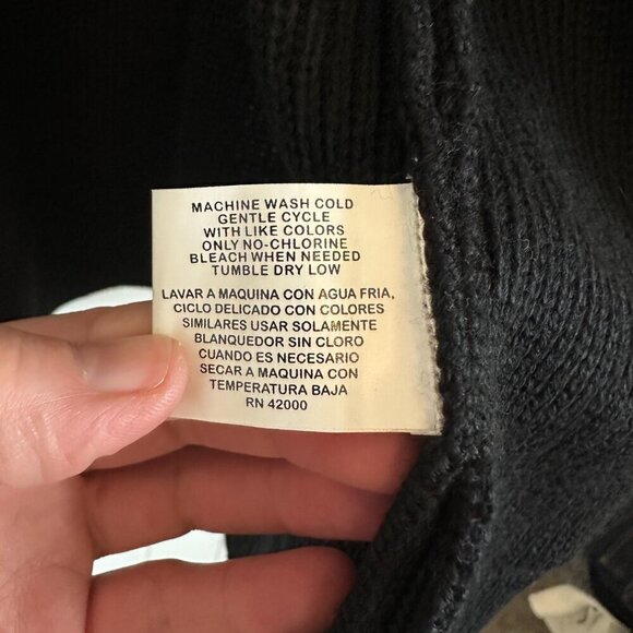 Jaclyn Smith warm black pullover sweater jumper zip crew neck plus 2X womens - Picture 8 of 13